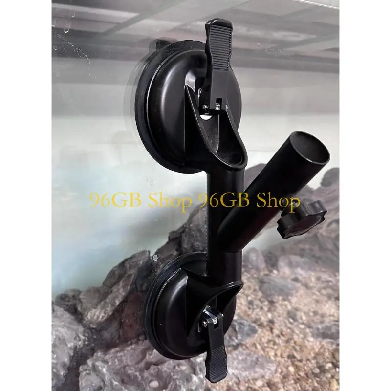 96GB Multipurpose Flagpole Stand With Secure Suction Cups 45 Degree Angled Design For Vehicle Office Event Windshield Display