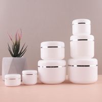 20g~250g Cosmetic Containers Cream Lotion Box Makeup Pot Jar with Lids Round Ointments Bottle Refillable Empty Travel Storage