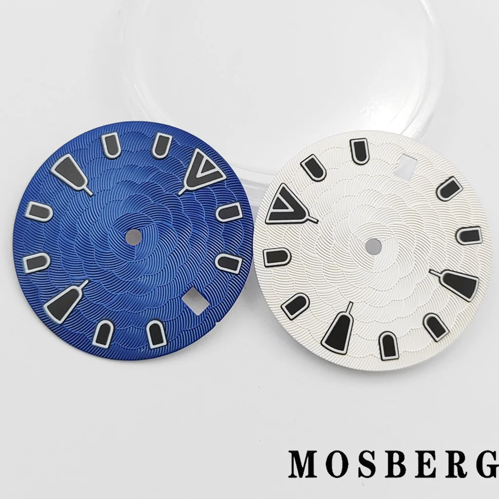 28.5 مللي متر ساعة الطلب ل NH34 NH35 NH35A مع نافذة التاريخ ساعة وجوه تناسب 3.0 الساعة 3.8 الساعة 4.2 الساعة الحركة التلقائية