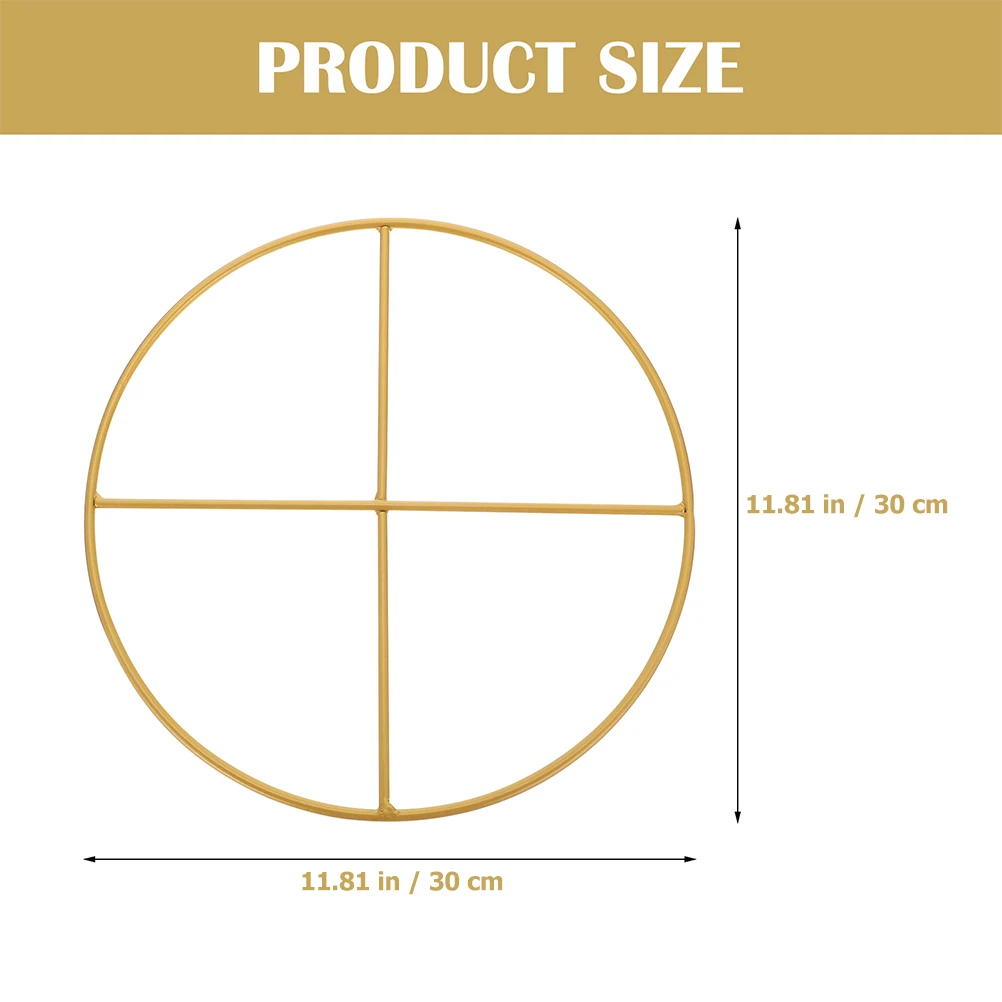 

2Pcs Premium Iron Dreamcatcher DIY Rings Smooth Multifunctional Wreath Accessories Home Decoration Handicrafts