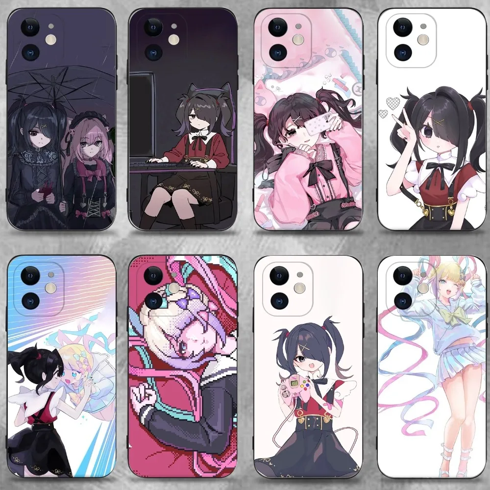 

Needy Girl overdo Game Phone Case For iPhone 16,15,14,13,12,11 Plus,Pro Max,XS,X,XR,SE,Mini,8,7,Soft Silicone Black Cover