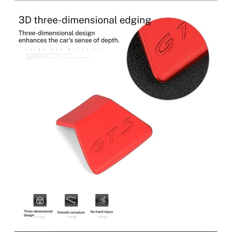 

Car Steering Wheel GTS Decorative Patch For Porsche Cayenne Macan Panamera 718 911 Trim Sticker Interior Modification