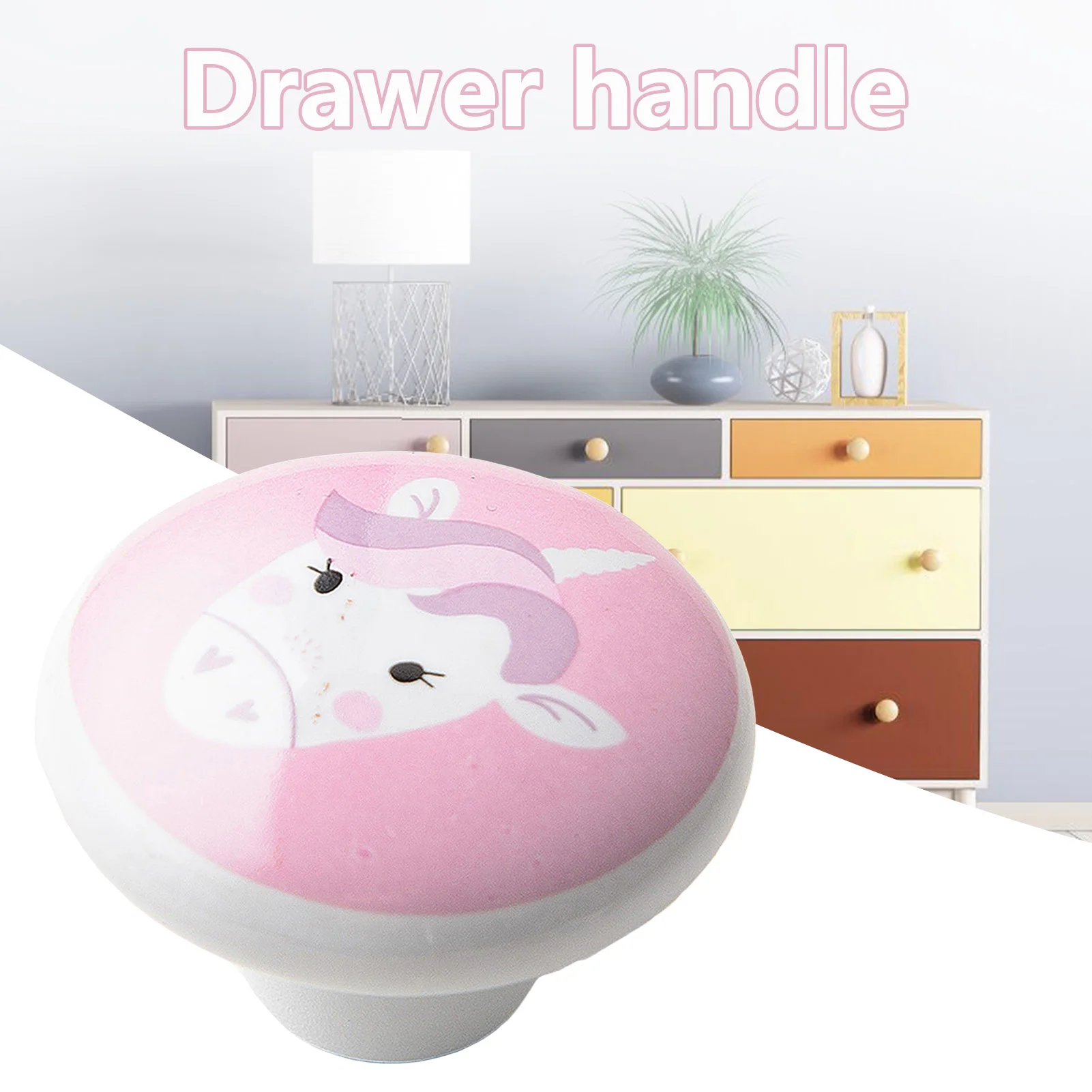 Gałki ceramiczne do szuflad z motywem kreskówkowym, do pokoju dziecięcego, szafki, komody, odpowiednie do szuflad, drzwi szafy.