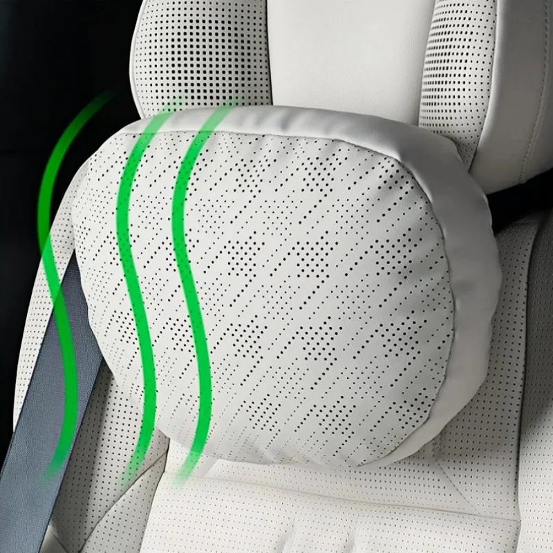 Fit for Zeekr 9X 2025 2026 Car Seats Neck Protection Nappa Leather Headrest Automobile Interior Modification Supplies