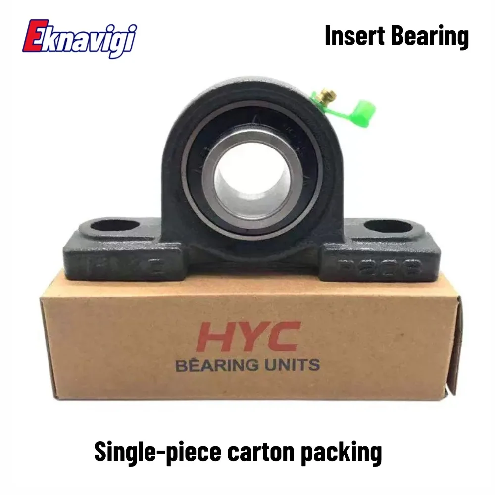 2PCS  Single-Piece Carton Packing Insert Bearing UCP201 202 203 204 205 206  Plummer Housing Mechanically Supported Bearing