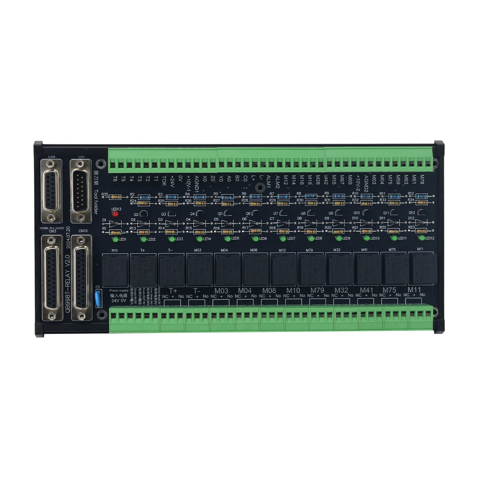 GOOD Economic QB-998Ta CNC Controller Absolute Value Lathe UCOS-II System Development with Relay IO Board
