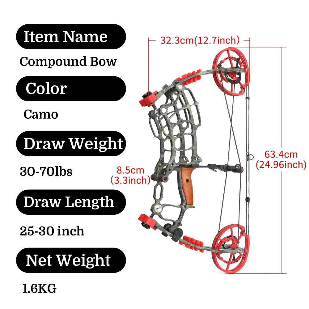 Let off 80% Compound Dual-use Bow Set 19