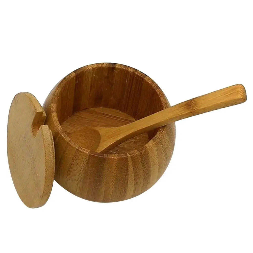 

Бамбуковая банка для приправ, герметичные банки для зеленого чая, деревянная трубка, канистра матча, кухонный органайзер, подарки, чайные инструменты для хранения