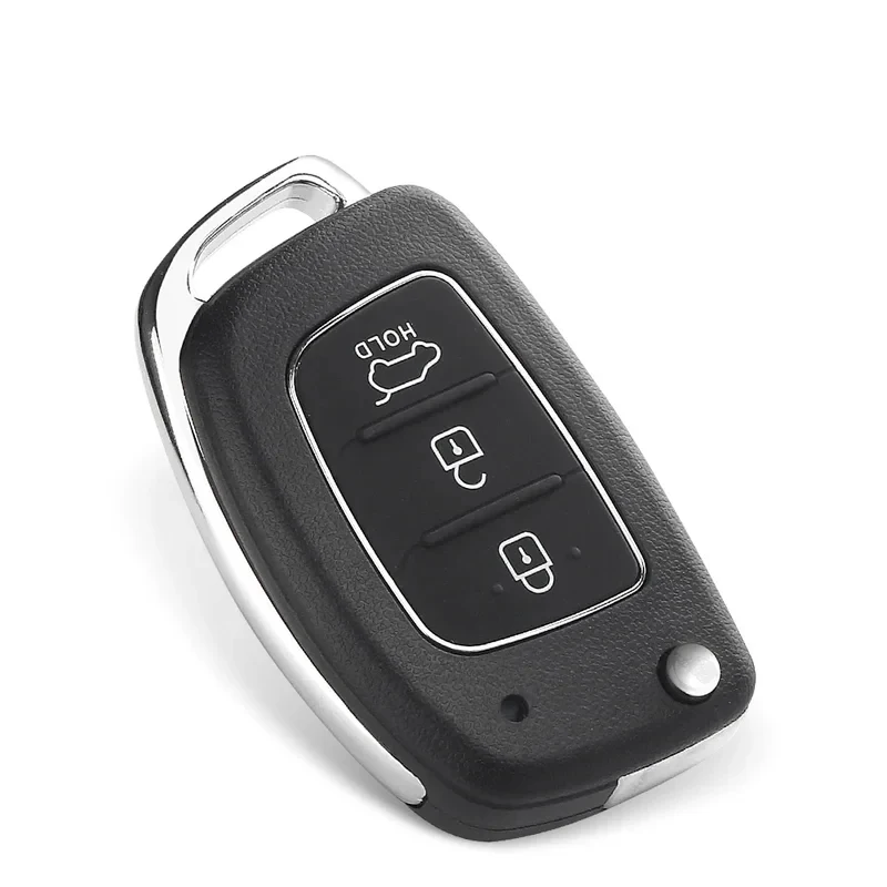 Корпус выкидного ключа с 3 кнопками для Hyundai Solaris, Verna, ELANTRA, Santa Fe, i10, i20, i30, i35, i40, IX35, IX45