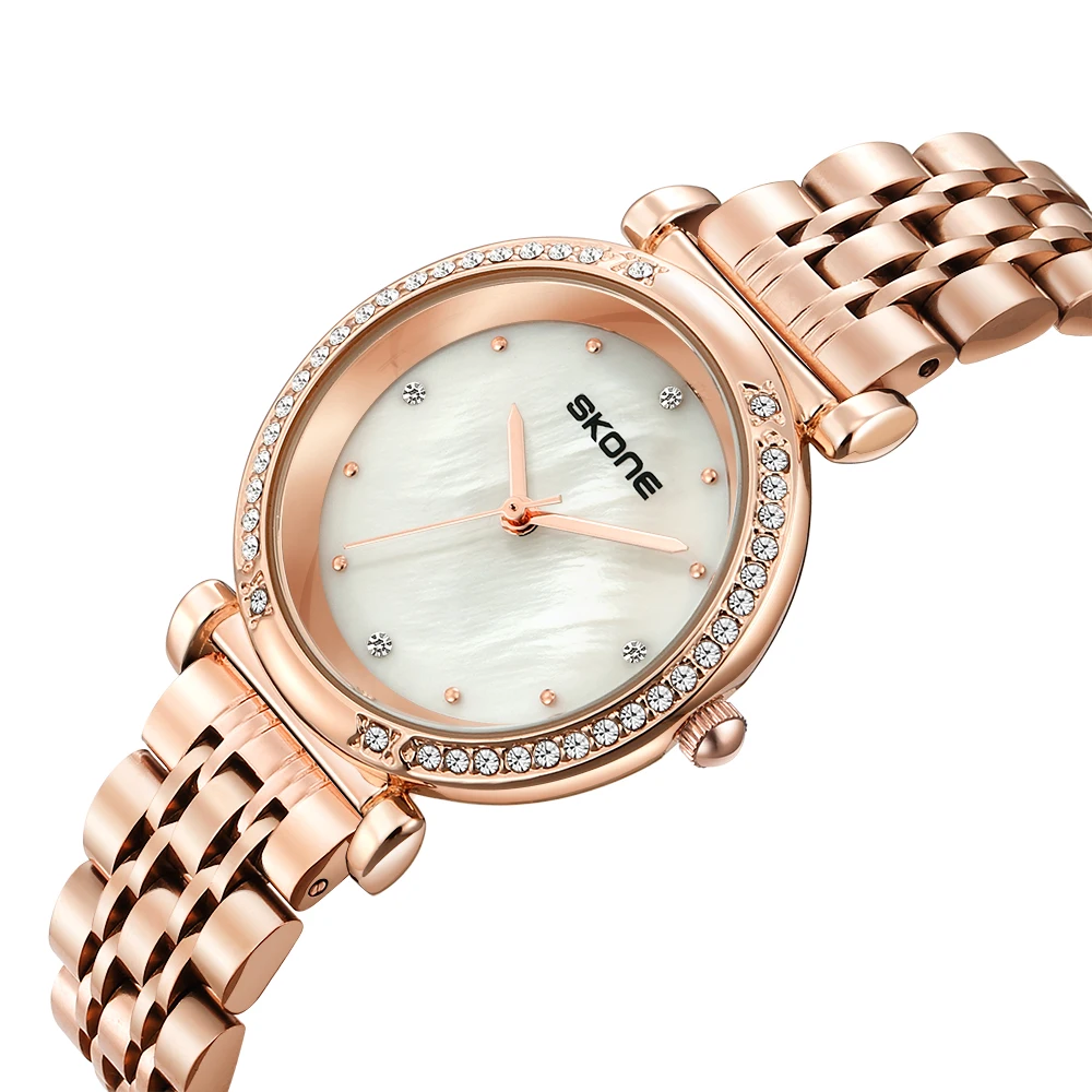 여성을 위한 다이아몬드 라이트 럭셔리 틈새 방수 고급 기질 시계, 작은 다이얼 쿼츠 시계, 소녀를 위한 생일 선물