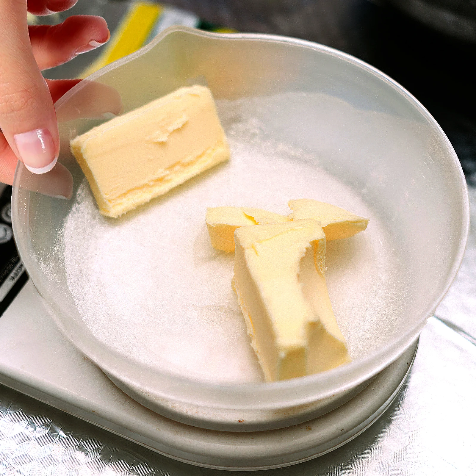 

2pcs Kitchen Scale Tray Plastic Reusable Measuring Tray For Electronic Scale Food Weighing Pan Baking Powder Liquid