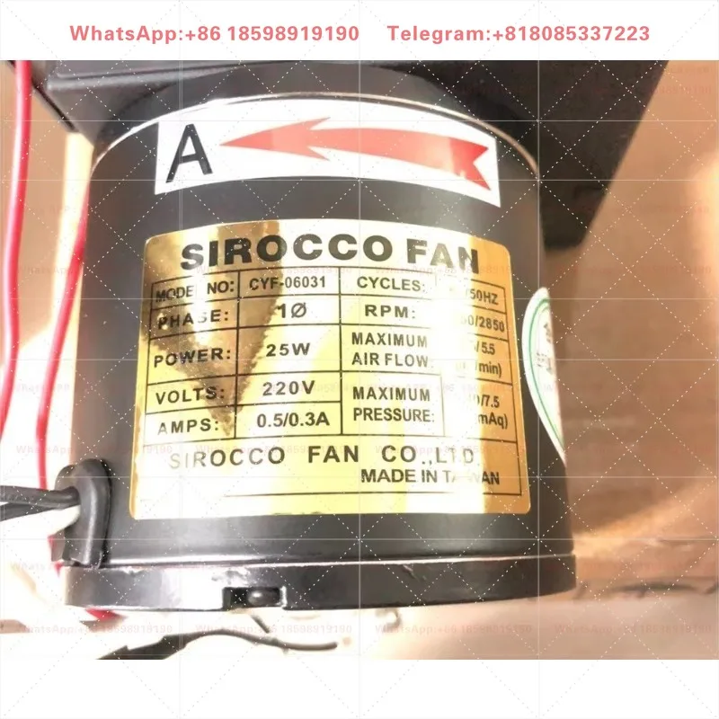 Taiwan CYF-06031/06031D cross-flow fan, cross-flow fan, elevator accessories fan induction motor