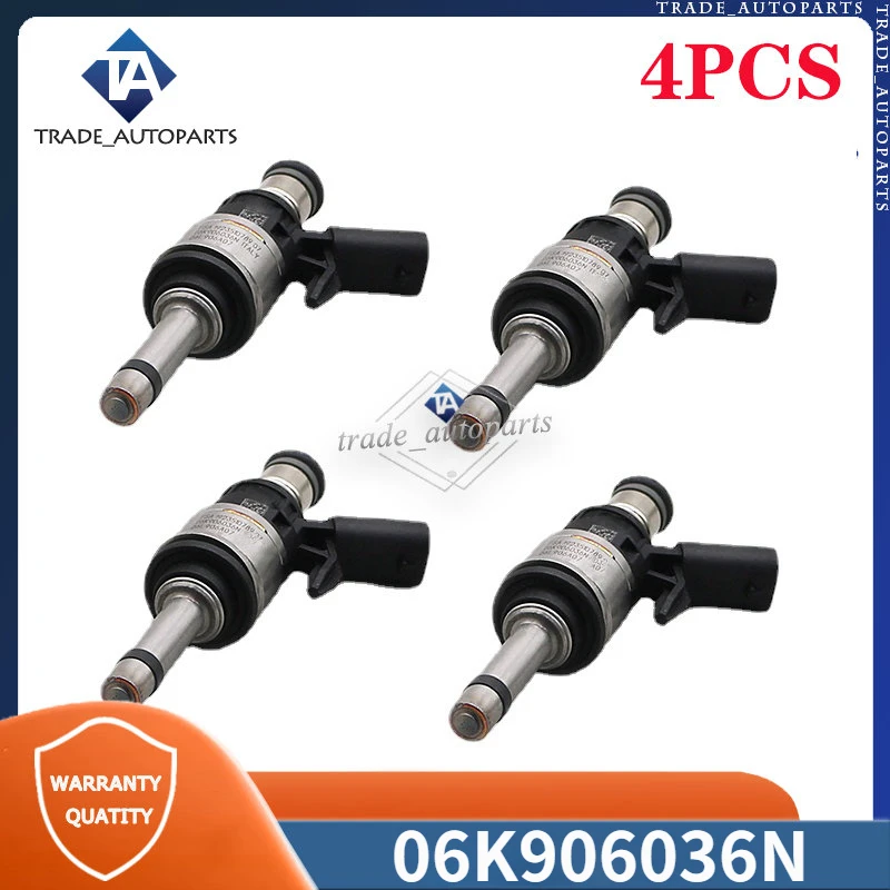 

06K906036N 06K-906-036-N Fuel Injectors 4PCS For Audi Q5 S3 TTS Quattro Volkswagen Arteon Golf 2.0L L4