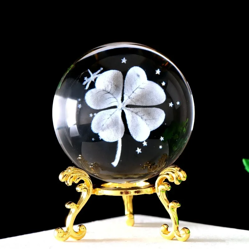 

3D Crystal ball with base Planet Laser Engraved Solar System Globe Astronomy Gift Birthday Gift Glass Sphere Home Decoration