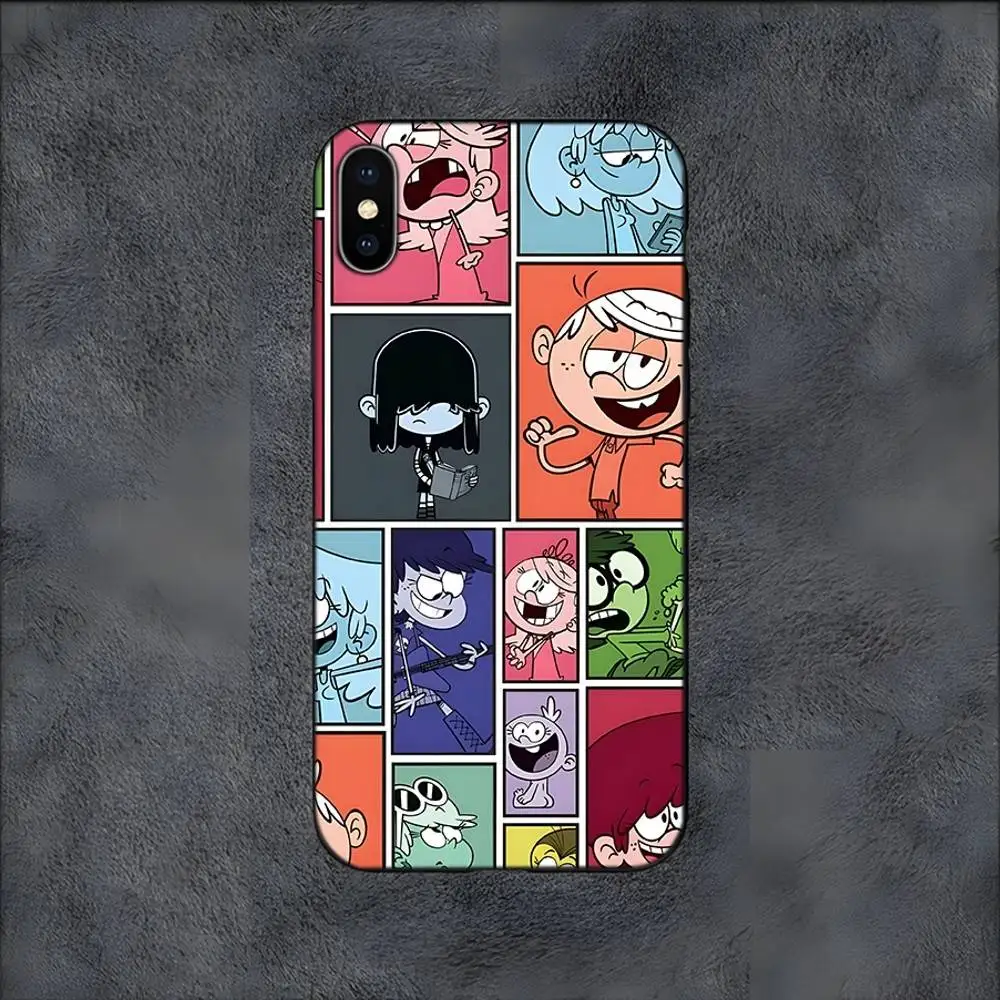 حافظة هاتف L-loud House Long Rugs لهاتف سامسونج S25، S24، S22، S23، S30، Ultra، S20، S30، Plus، S21 Fe، 10,9,5G غطاء سيليكون