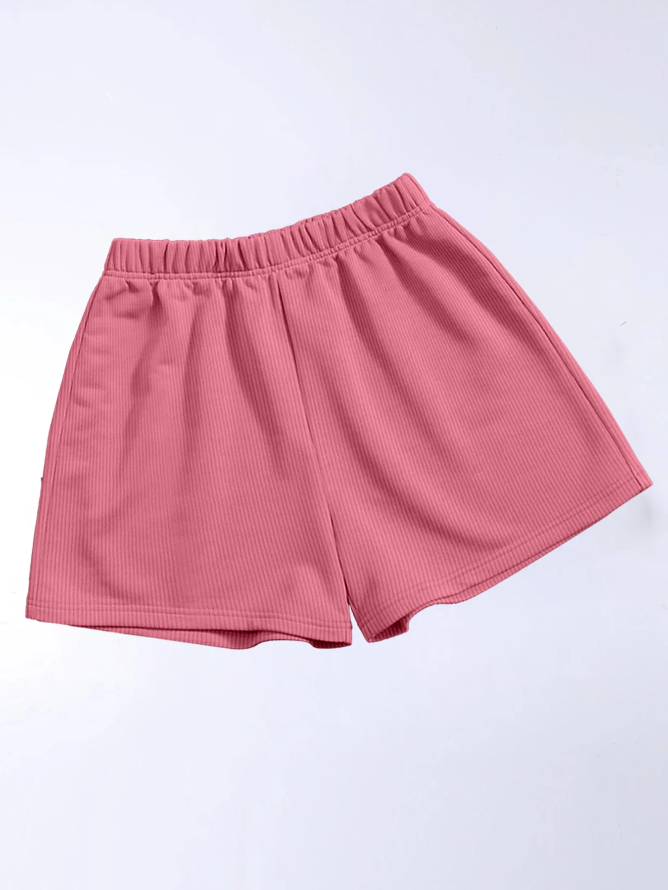 Einfarbige Damen-Shorts, Yoga, Fitness, äußere Damen-Shorts mit hohem Stretchanteil, atmungsaktiv, Freizeithose – Detail 5