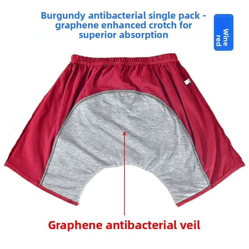 Wasbare en herbruikbare pull-up incontinentiebroek voor volwassenen |   Waterdicht lekvrij verzorgingsondergoed voor oudere thuisverpleging