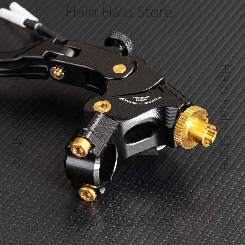 Picture 6: White character black gold version pull wire clutch universal forging labor-saving clutch for all models