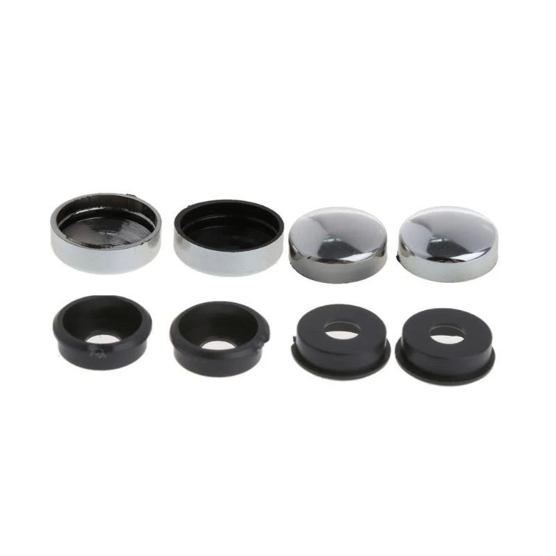 8Pcs Anti-theft Screws Car Motorcycle License Plate Bolts Frame Screws Fixed Nut