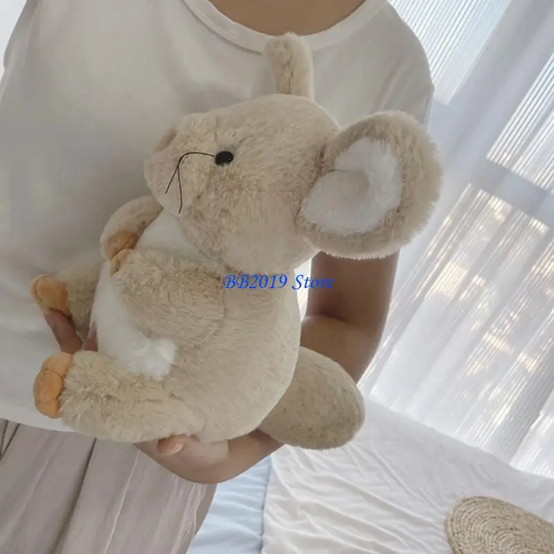 

Q0KB Life Like Шиншилла плюшевая кукла безопасный дизайн декоративная подушка чучело животных подарок ребенку