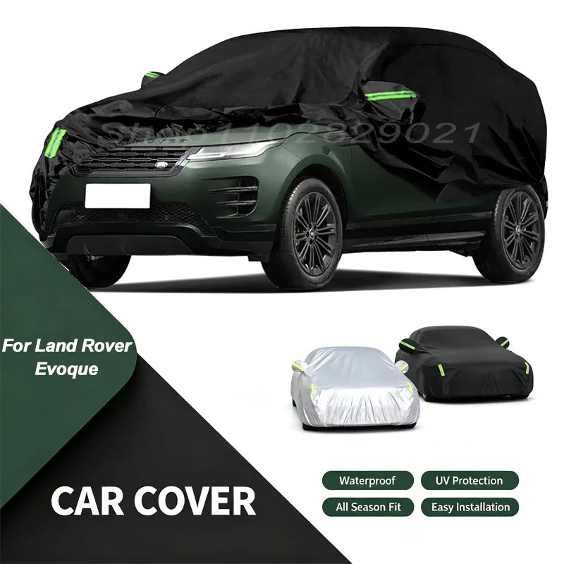 Car Cover For Land Rover Evoque Waterproof Dustproof Outdoor Protection, UV Snow Sun Resistant Auto Exterior Cover Car Sunshade