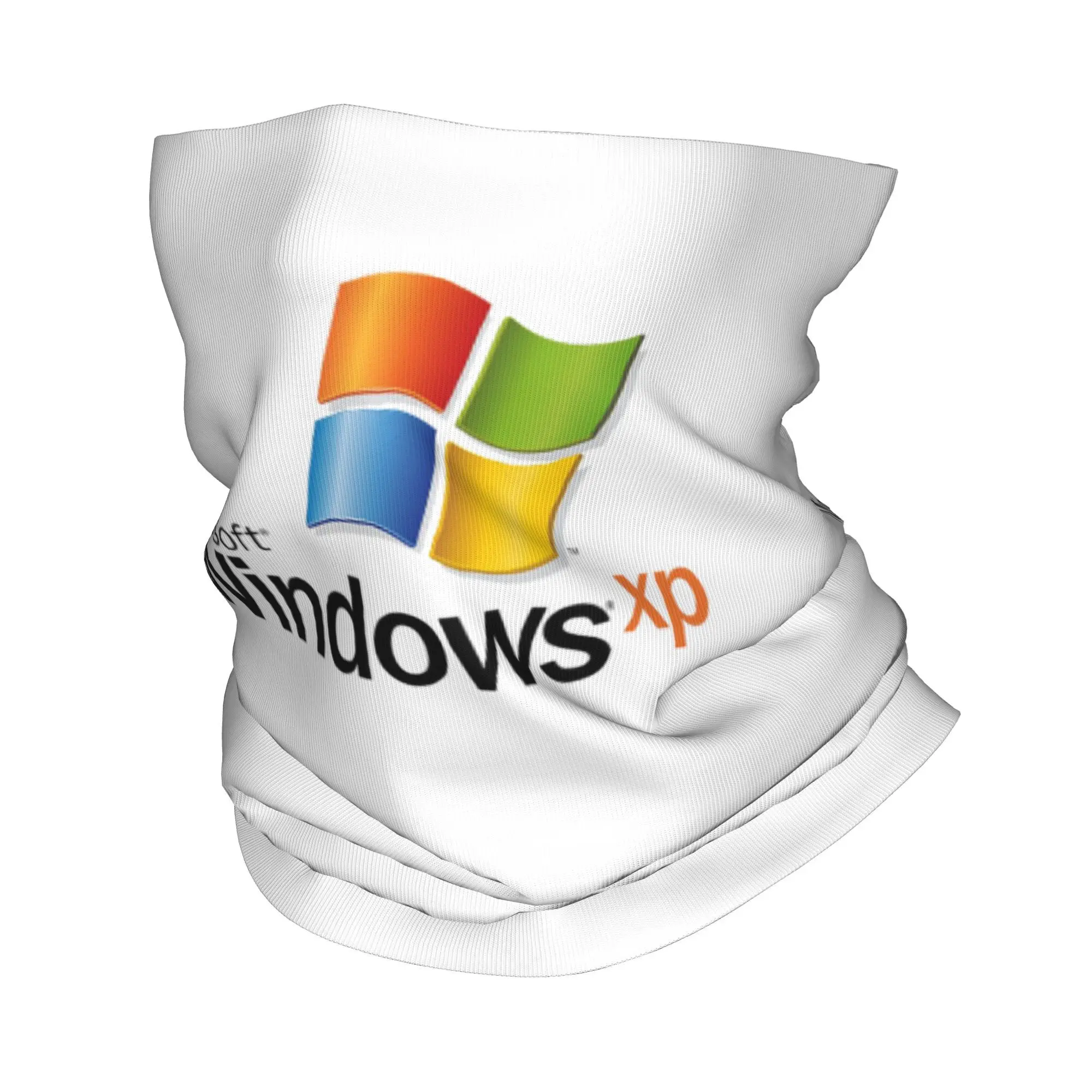 Windows XP2 Bandana-Halsmanschette, bedruckter Wickelmasken-Schal, warmer Fahrradschal, Radfahren für Männer, Frauen, Erwachsene, winddicht