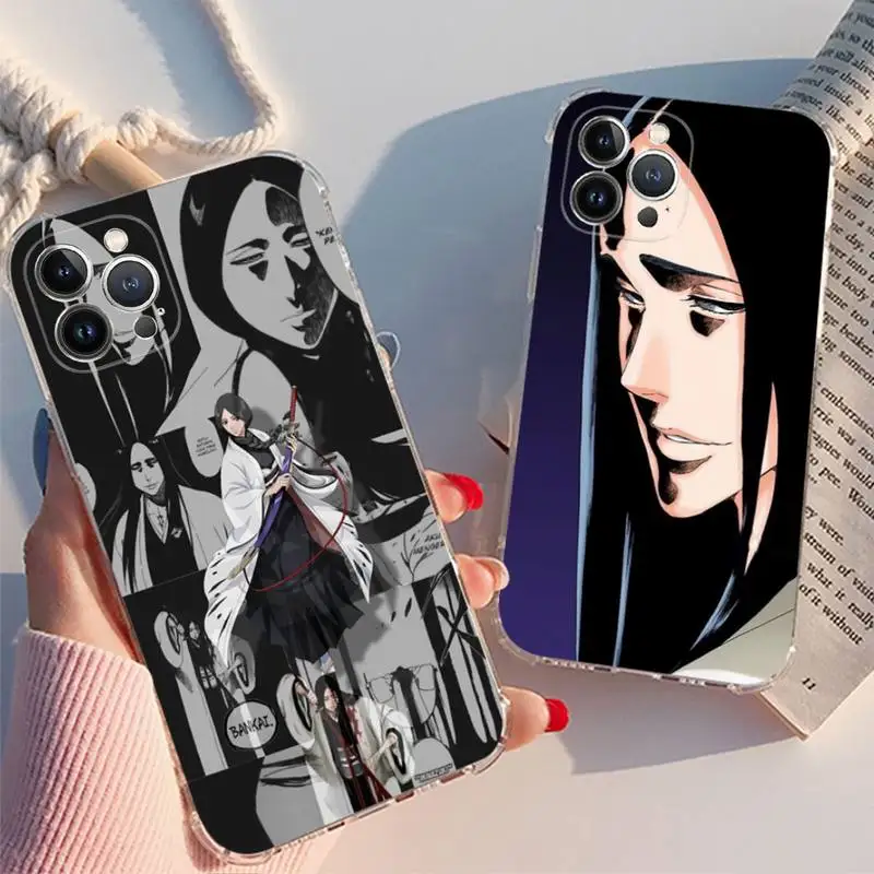 Unohana Retsu Bleach Japanese Anime Phone Case For iPhone XR X XS Max 14 13 Pro Max 11 12 Mini 6 7 8 plus SE 2020 Printing Cover