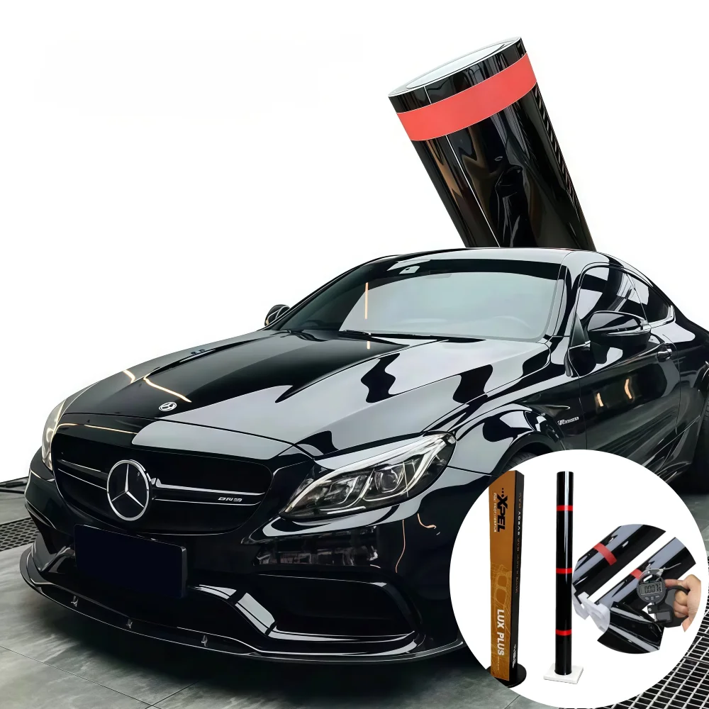 

XPEL защитная пленка для автомобильной краски XPEL Lux Plus глянцевая черная ТПУ PPF подряпины самовосстанавливающаяся гарантия 10 лет