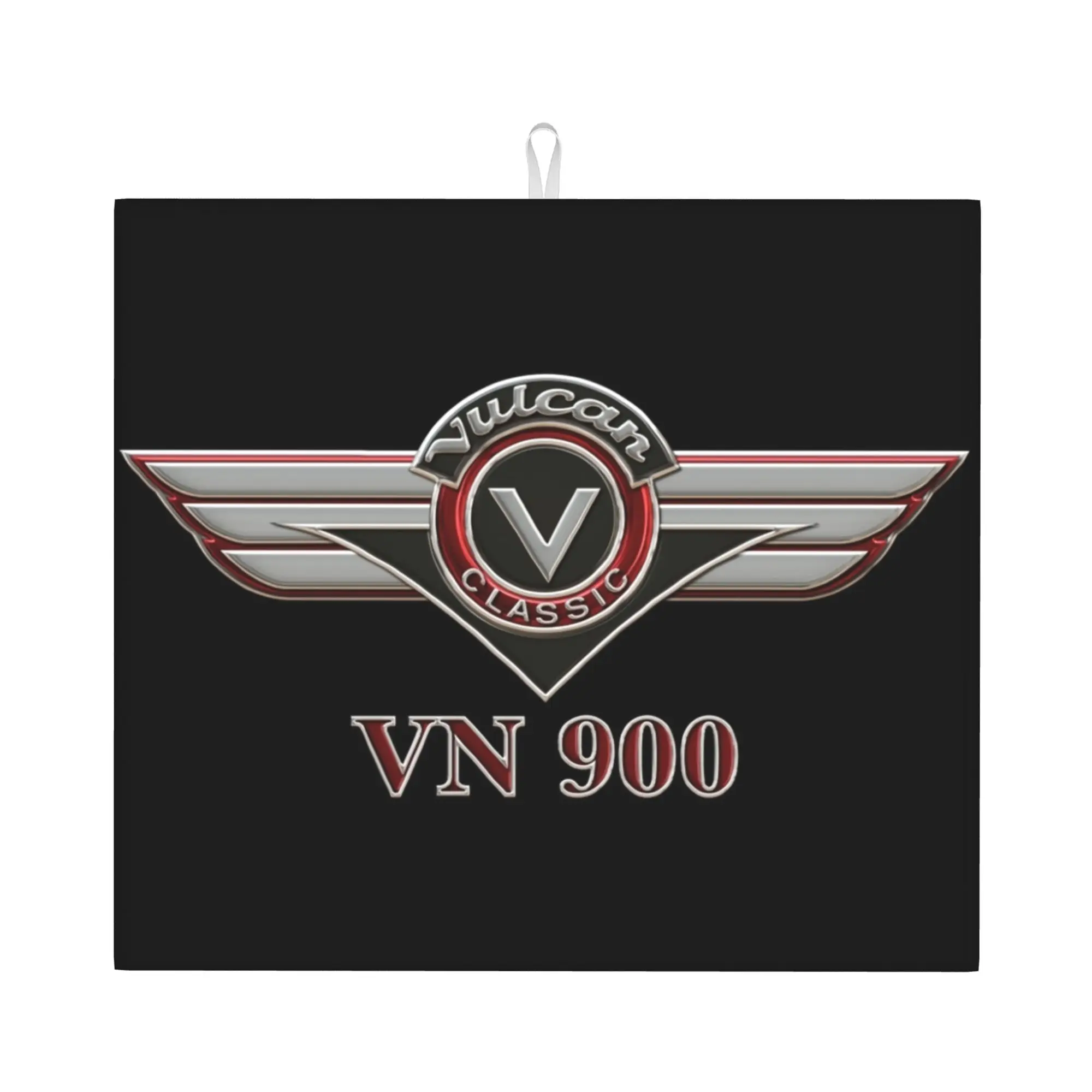 Vulcans Motorcyle VN 900 Logo Non Slip Kitchen Counter Protector Mat Barware Tableware Reusable  Bathroom Drying Mat For Kitchen