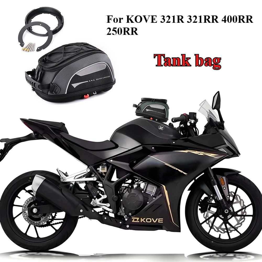 

For KOVE 321R 321RR 400RR 250RR Adventure Moto Tank Bag Racing Travel Luggage Rotation Locked Anti Theft Fuel Carrie Top Case