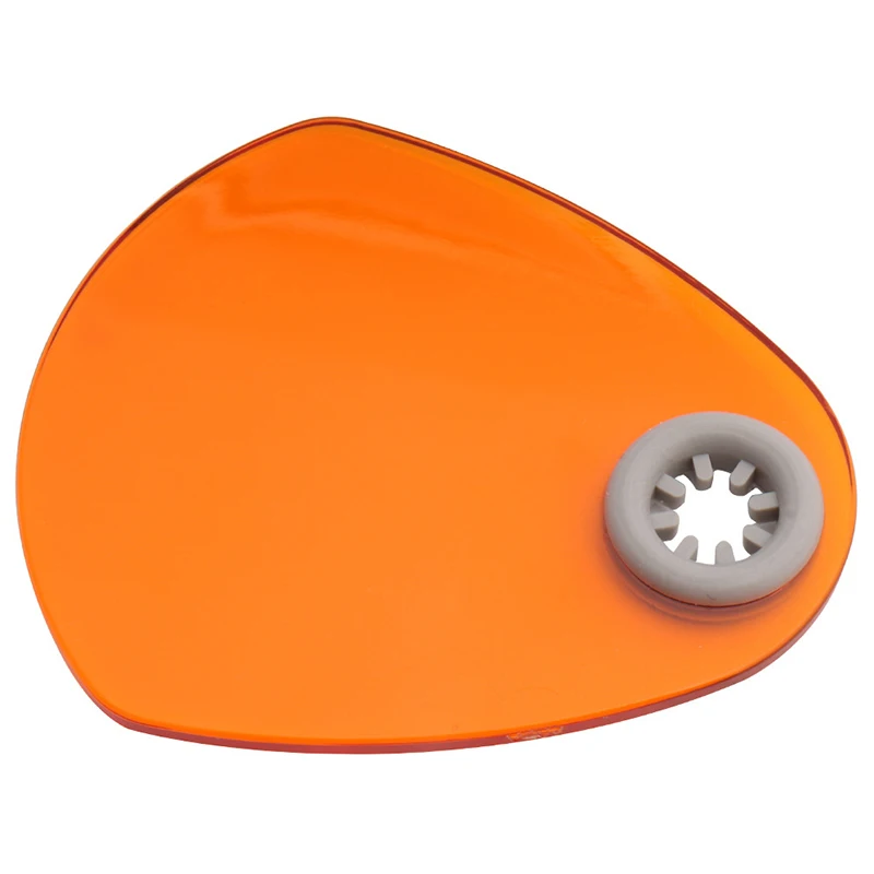 

1pc Orange Color Dental Light Curing Lamp Shield Oral Therapy Equipments & Accessories Dental Light Curing Protective Shield