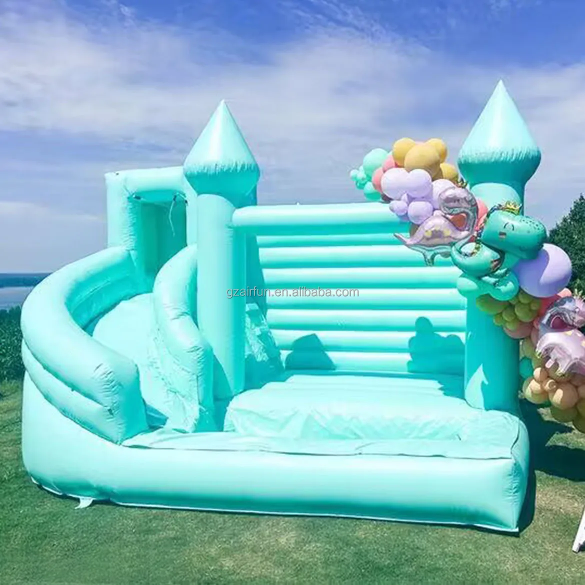 

Factory Customized Kids Inflatable Bounce Combo Outdoor Water Slide Pool Jumping Castle PVC Material Party Play Rental Use