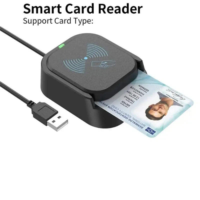 

NFC Bank ATM Tax Declaration Card Reader USB2.0 Smart Card Reader Contact IC Card Reader