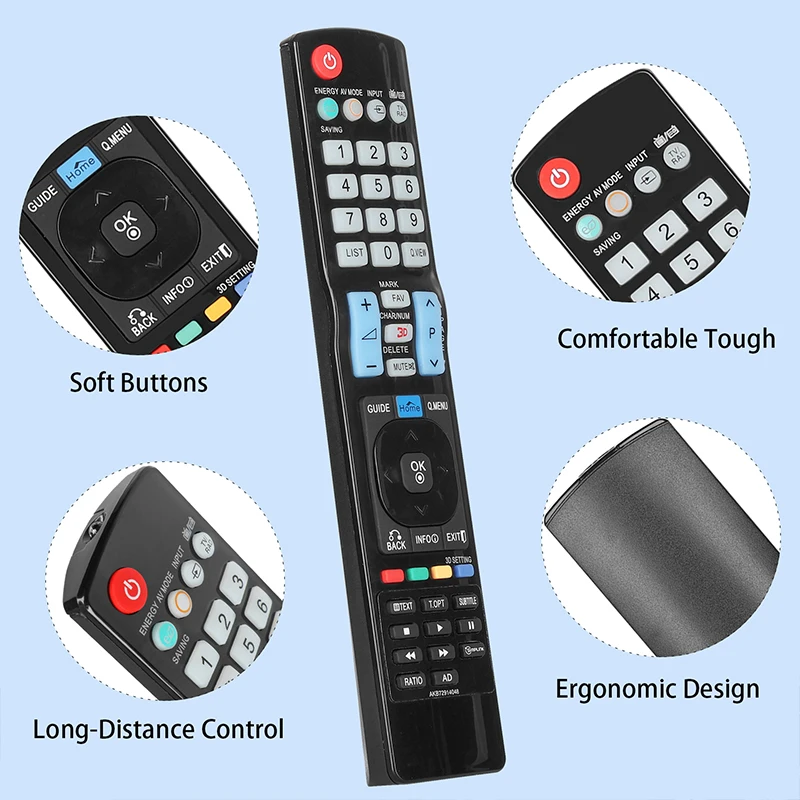 AKB72914048 Remote Control For L G TV 42PW350 50PW350 32LW4500 42LW4500 42LW5400 47LW4500 55LW4500 42LW5400-ZA BM-LDS201