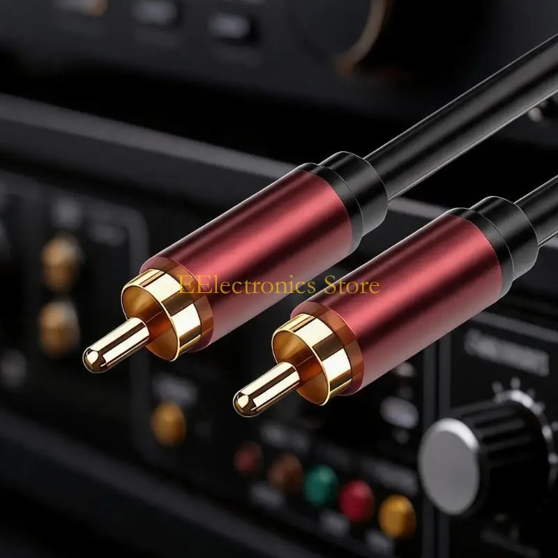 B03C Home Use Cable Wire with Gold Metal Ends for TV and Sound Unit Gear