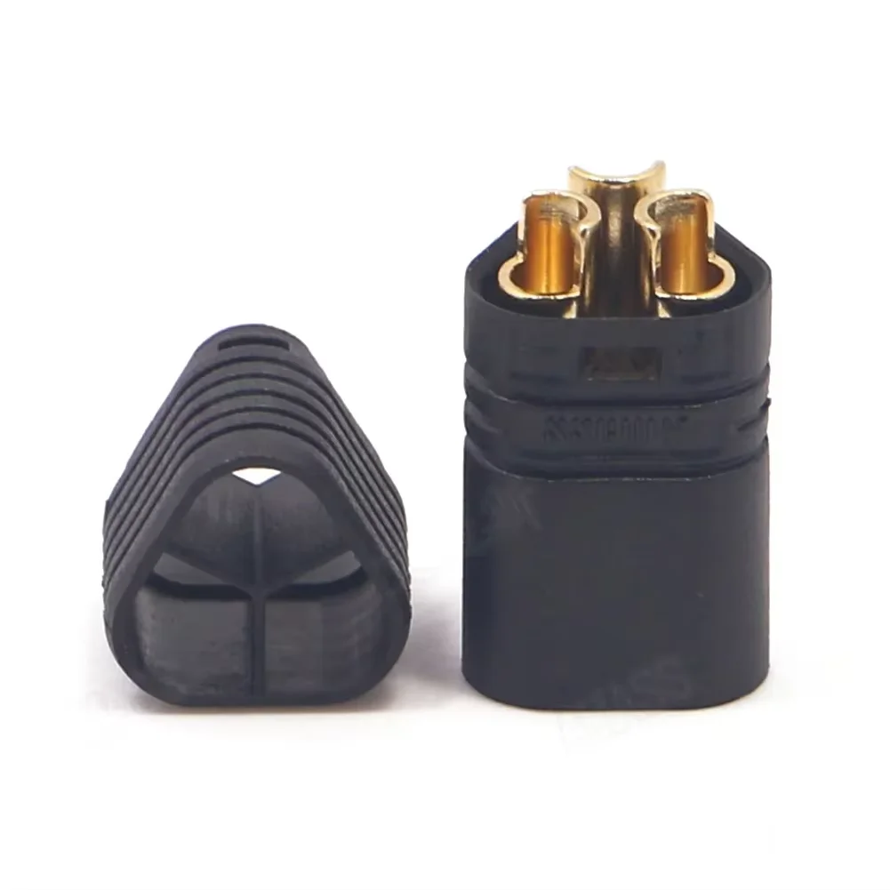 2/5 Pairs AMASS MT60 3.5mm 3 Pole Bullet Connector Plug with Sheath Set for RC Multicopter Airplane ESC Accessory Wholesale