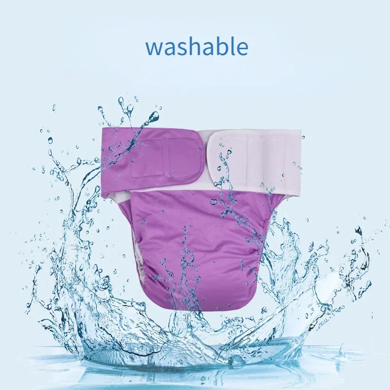 

Reusable Adult Washable Cloth Diaper Waterproof Breathable Pregnant Women Elderly Etc Incontinence Care Diaper（43cm-127cm）New