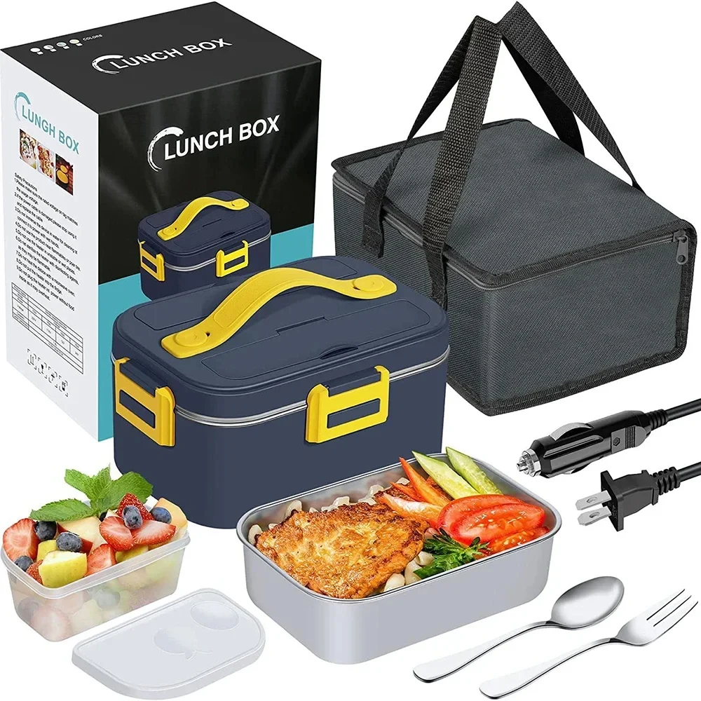 new-75w-high-power-18l-portable-12v-24v-car-electric-lunch-box-110v-220v-home-small-electric-lunch-box-with-insulation-bag