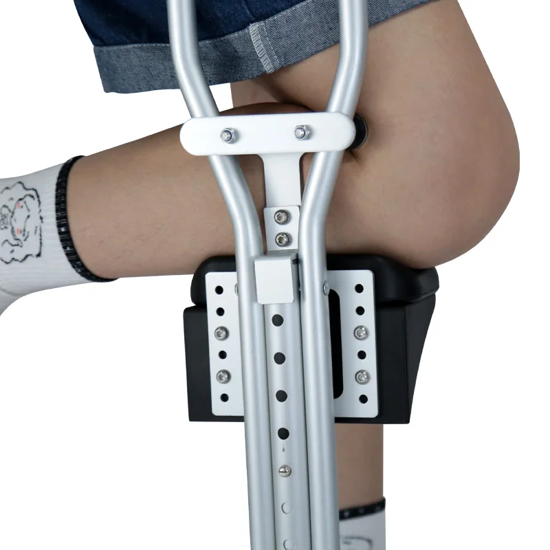

‌Adjustable Aluminum Walking Stick-9-Level Telescopic Hiking Pole Anti-Slip Footrest Post-Surgery Lightweight Mobility Support