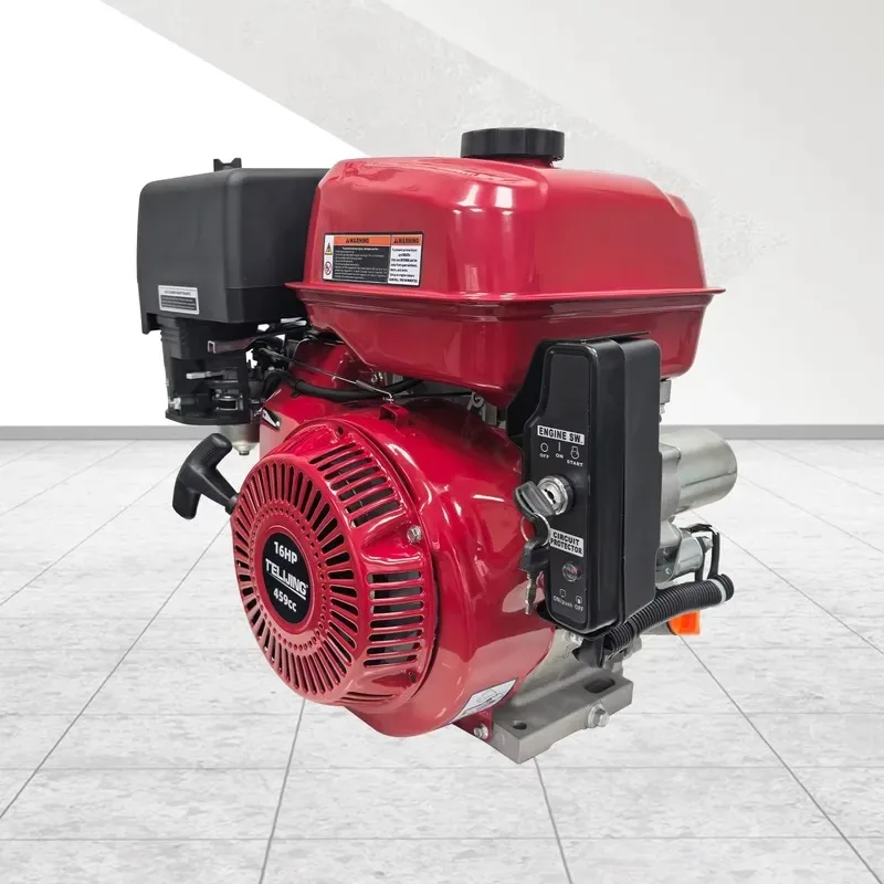 Hot Sale TJ460 16hp 459cc Single Cylinder Four Stroke 10.5kw/3600rpm Recoil/Electric Starter Engine Air-Cooled Boat Motor