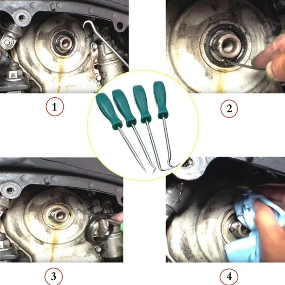 

Новинка 2023 года, 4 шт., набор отверток с сальником, автомобильные крючки для гаража, общие плюмеры, механика, мастерская, автомобильные инструменты