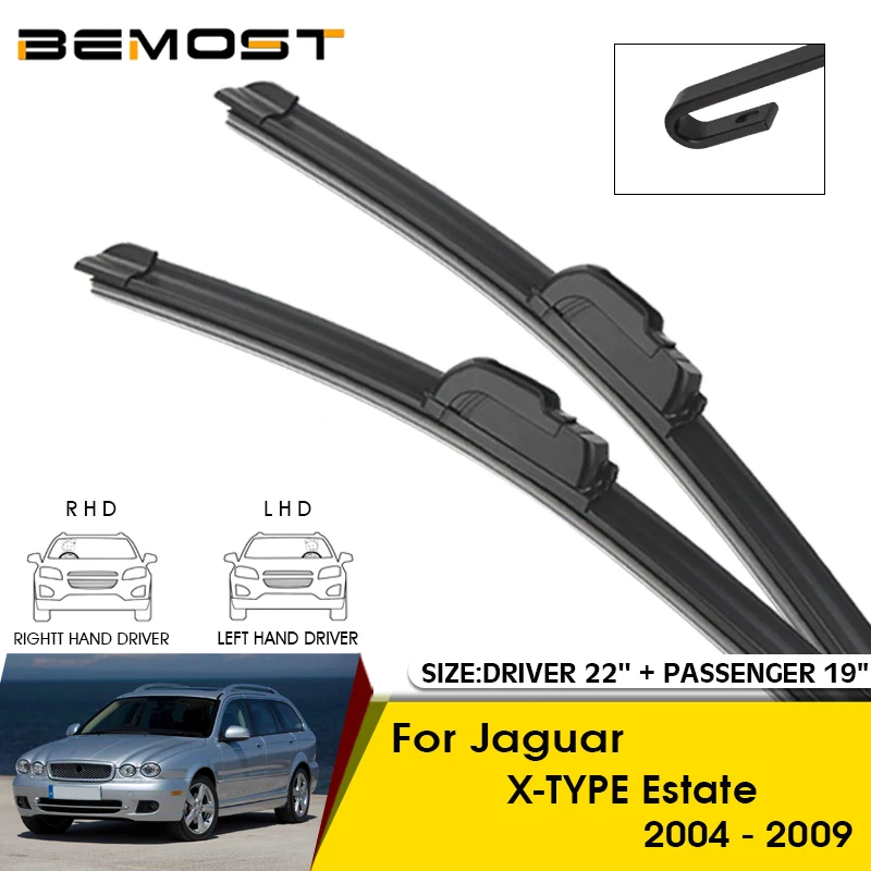 

Car Wiper Blades For Jaguar X-TYPE Estate 2004-2009 Windshield Windscreen Front Window Blades 22"+19" Car Accessories