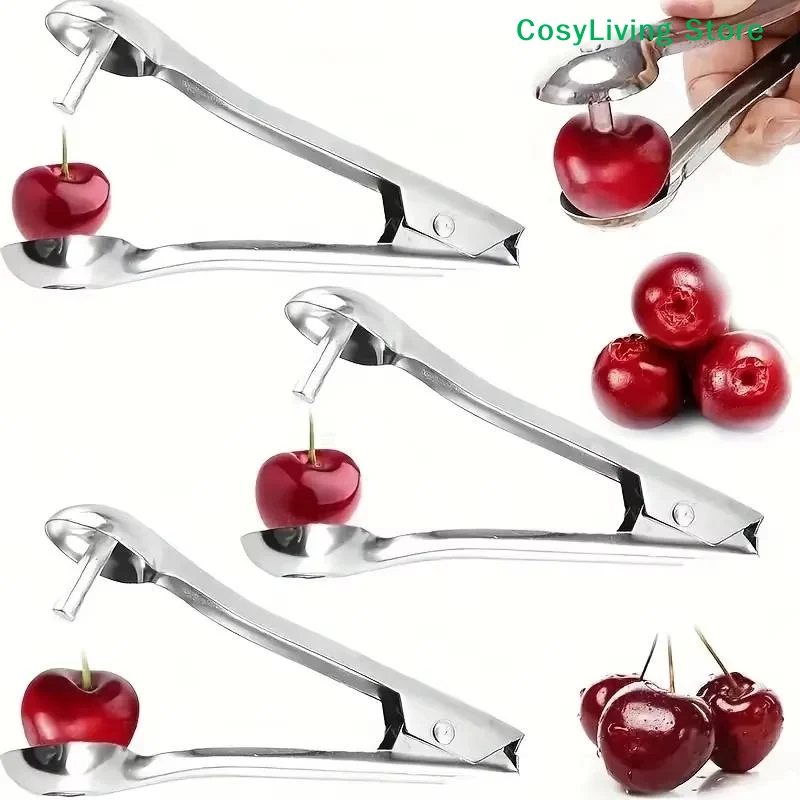 [CL]Stainless Steel Cherry Pitter Quick Pitting Suitable For Home And Outdoor Use[CL]