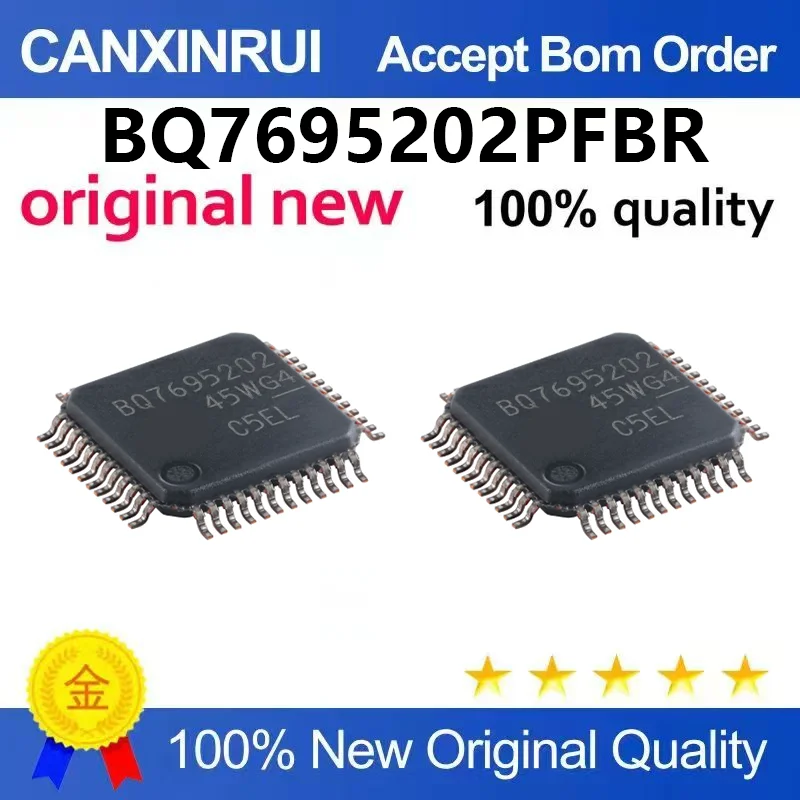 （5pcs-100pcs）Brand new original BQ7695202PFBR 7695202 TQFP-48 battery multifunctional management chip IC