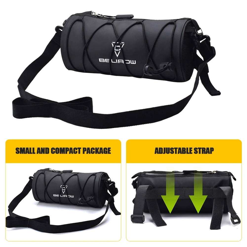 Borsa per tubo anteriore per bicicletta Borsa per manubrio con capacità 2.4/4.2LC Borsa a tracolla portatile multifunzione impermeabile Borsa per tubo Accessorio per bici