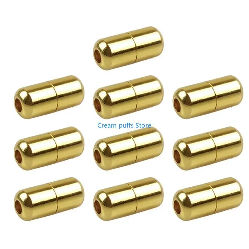 50LE 5 Pair Unisex Elastic Laces Clasps Metal Capsule Lock Buckles No Tie Shoelaces for Sneaker Shoelaces Repair