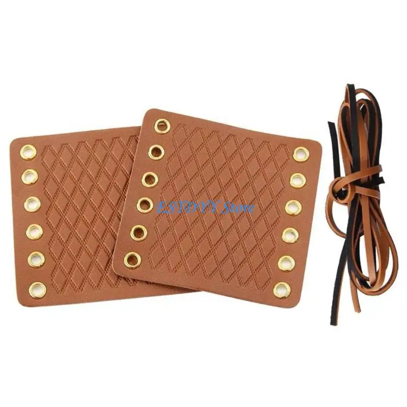 

G6DE Винтажные кожаные велосипедные ручки, удобный чехол на руль для электрических велосипедов