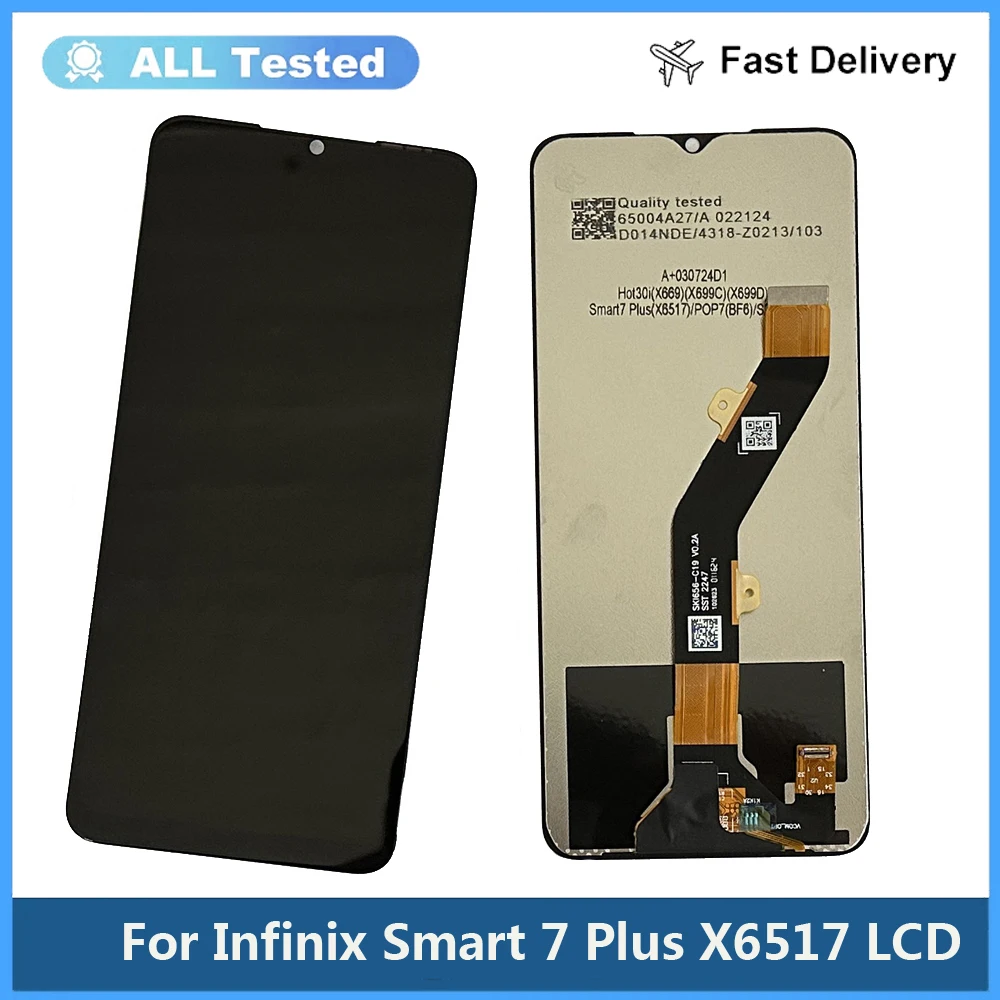 For Infinix Samrt 7 X6515 Smart7 HD X6516 Smart 7 Plus X6517 lcd Display Touch Screen Digitizer Sensor Assembly Replacement