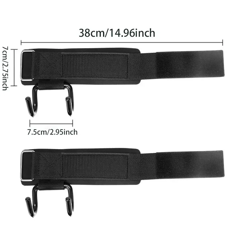 2PCs Fitness Power Hook, Pull-Up, Hard Pull Training Anti-Fall Helper, No Injury Palm Training equipment