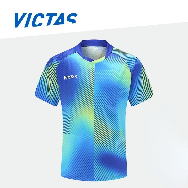 tsp victas national team Table tennis clothes sportswear short sleeve t-shirts Badminton Sport Jerseys top 86105